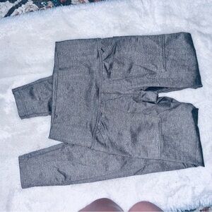 Prana jogger leggings greyish tan brown small EUC